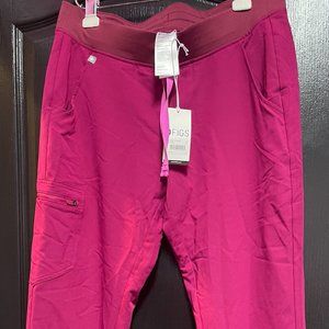 Figs women's Dark Magenta Zamora - Jogger Scrub Pants - M / Dark Magenta